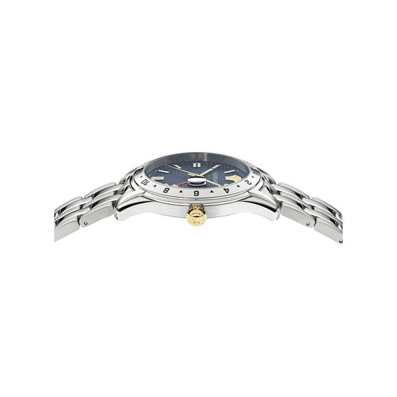 Versace Greca Time GMT Watch Grey Mens - Picture 2 of 6